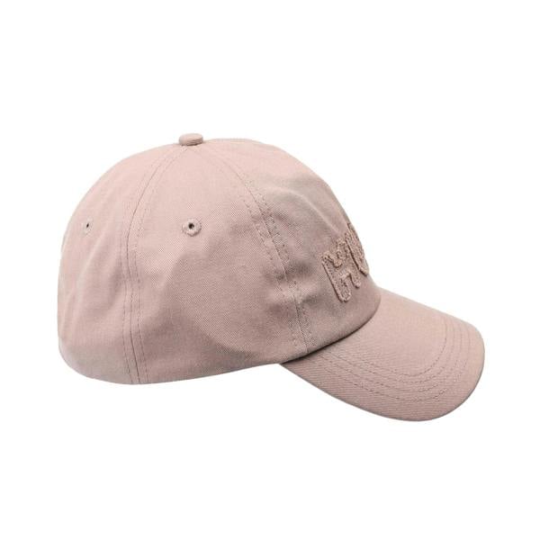 Hugo Womens/Ladies Cara-FR Logo Raw Edge Baseball Cap - Beige - 