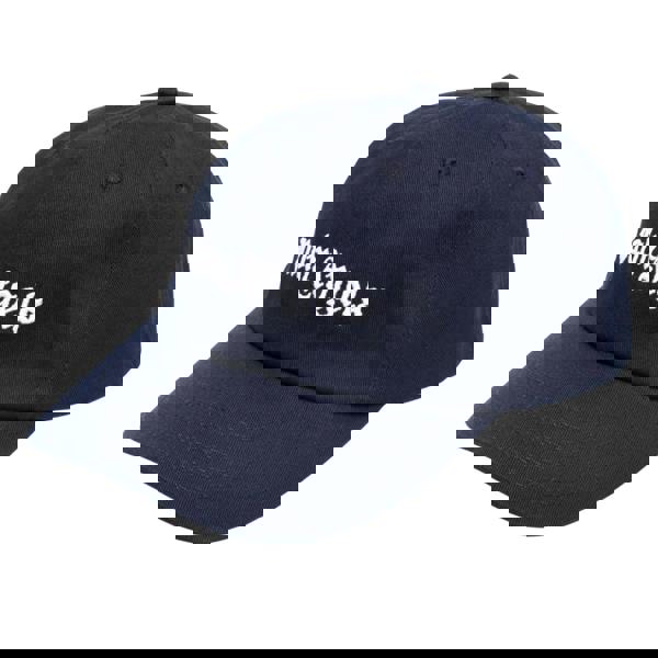 Palm Angels Unisex Adult Logo Baseball Cap - Navy Blue/White - 