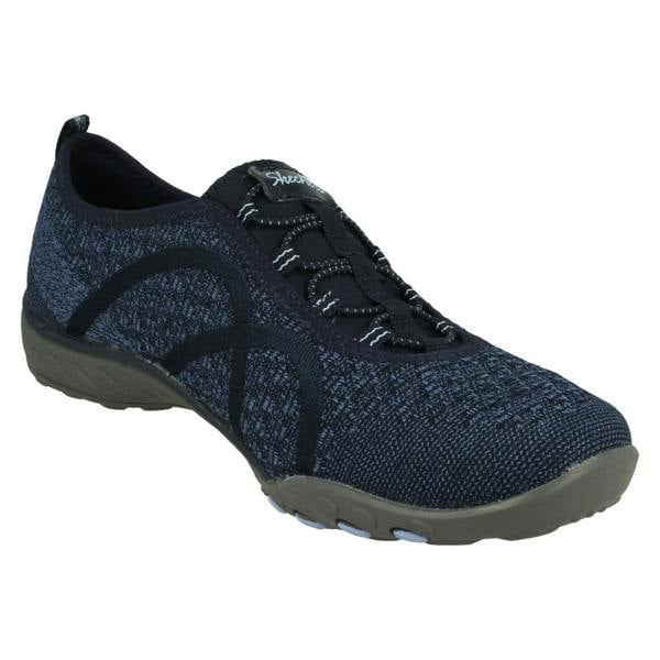 Skechers Ladies Relaxed Fit From Skechers Wide Fitting Trainers Fortuneknit 23028
