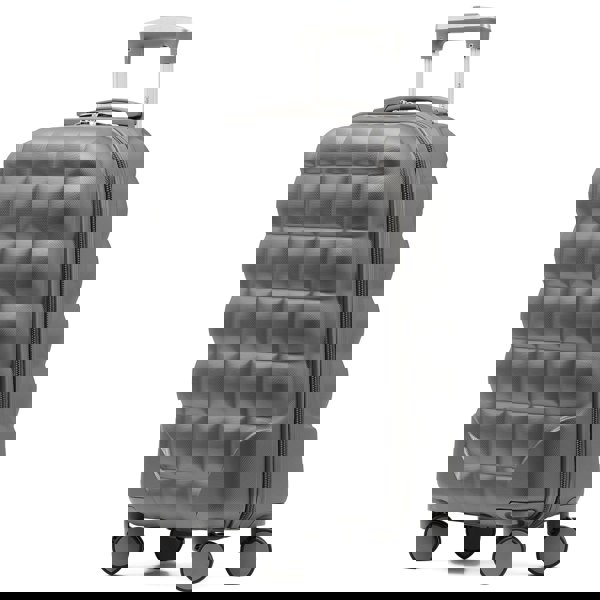 Flight Knight 55x35x20cm Hard Case Bubble Carry On Suitcase - 100+ Airline Approved