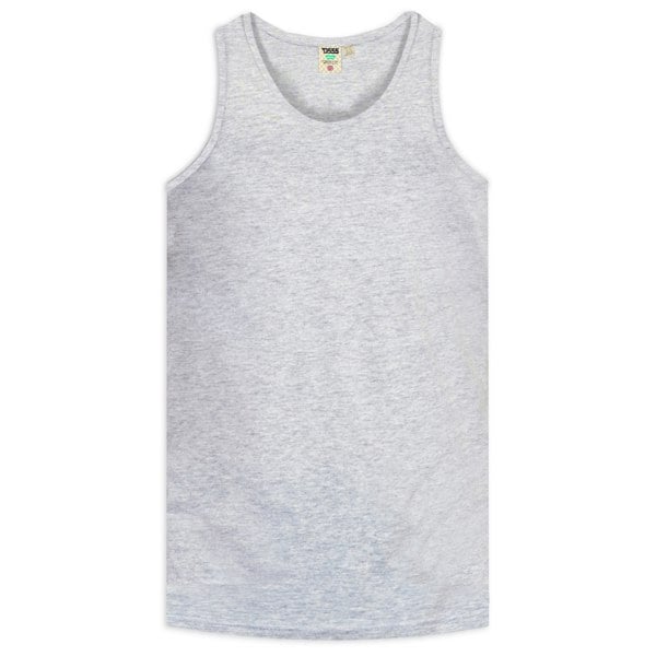 Duke Mens D555 Fabio Tank Top - Grey Melange