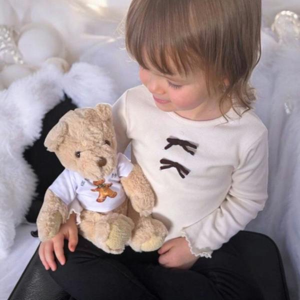 Personalised Luxury Teddy Bear & Letter Disc