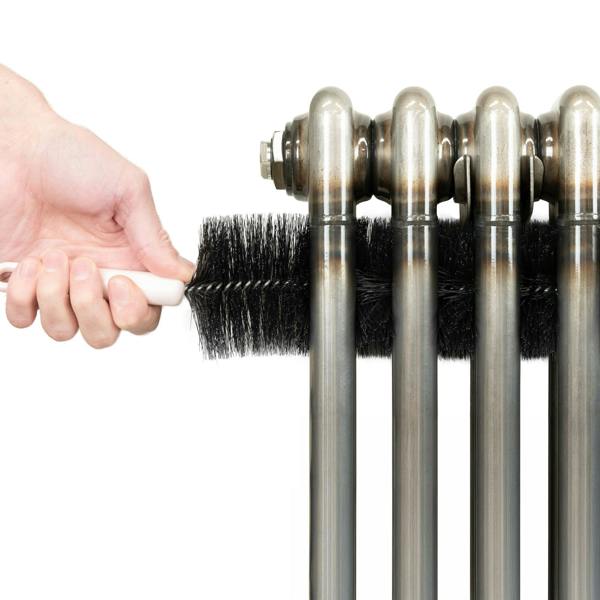 Monstershop Traditional 3 Column Radiator - 300 x 1010mm - Raw Metal