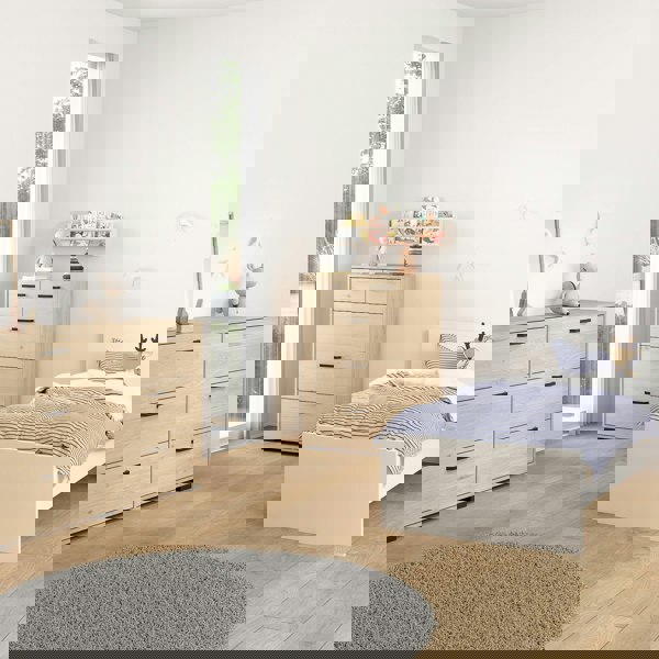 Furniture To Go Sofia Chest 3 + 2 Drawers Jackson Hickory