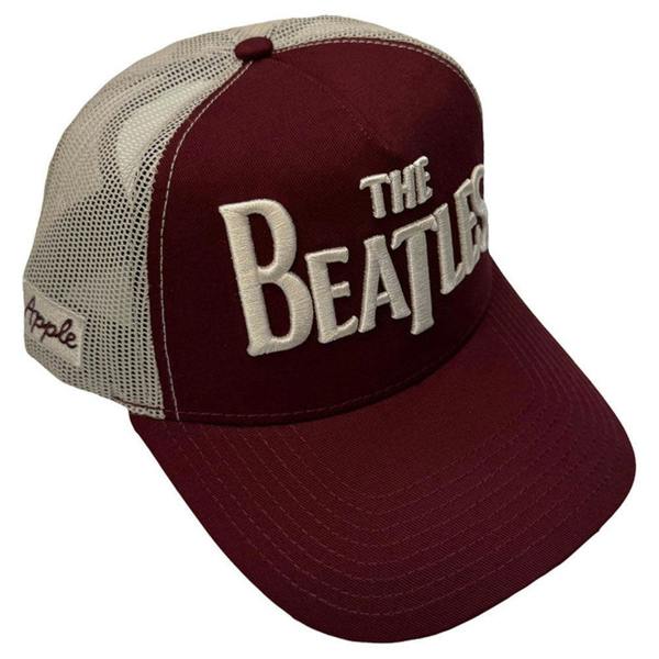 The Beatles Drop T Logo And Apple Trucker Cap