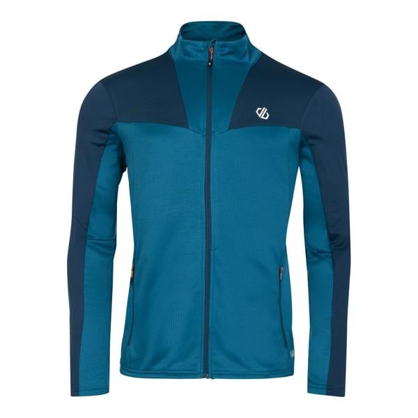 Dare 2B Mens Substratum II Core Stretch Midlayer - Kingfisher Blue/Moonlight Denim