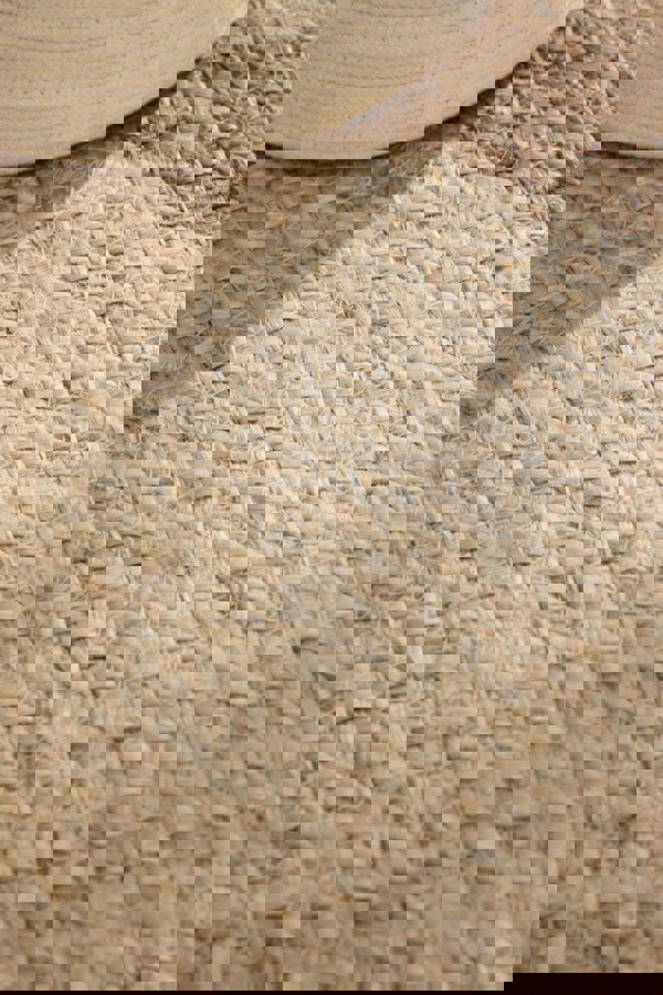 The Rugs Jutta Natural Round Jute Rug - Stylish & Comfort