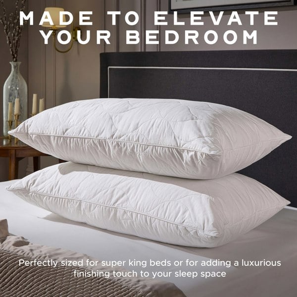 Snuggledown Hotel Luxury Cotton Quilted Kingsize Pillow