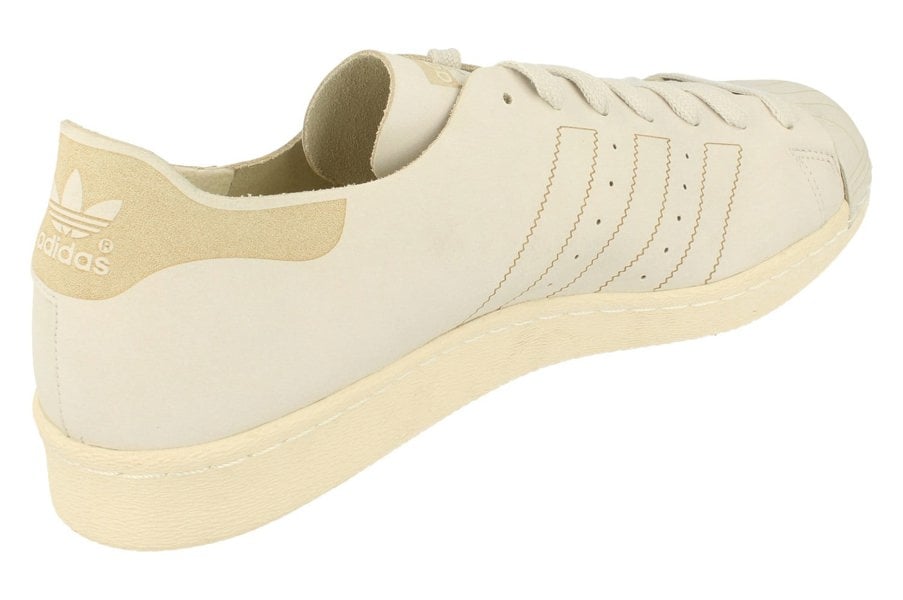 Adidas Originals Superstar 80S Decon Mens Trainers Sneakers  CQ2210 - White White Brown Cq2210 - Photo 2