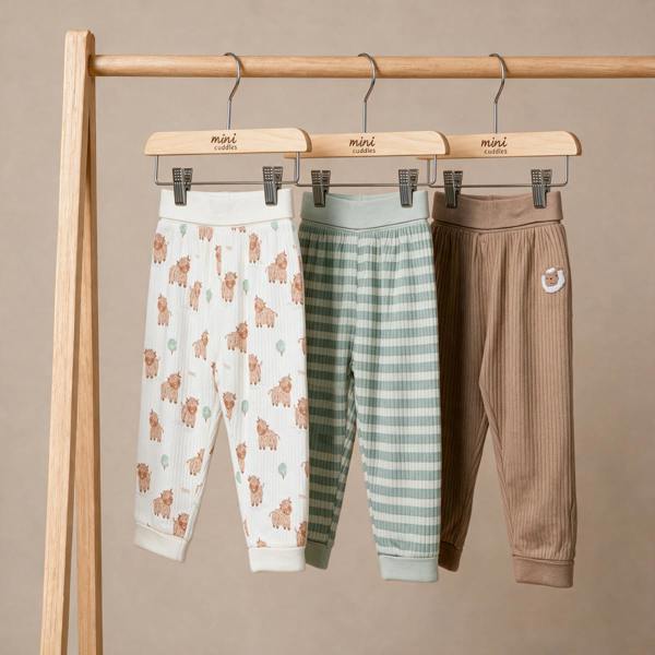Unisex Multi 3 Piece Knit Bottom