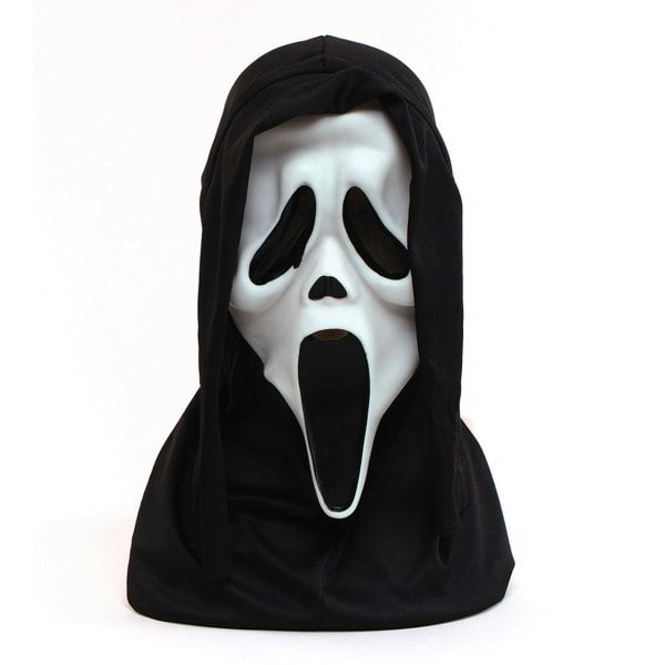 Bristol Novelty Unisex Adults Scream Mask - White