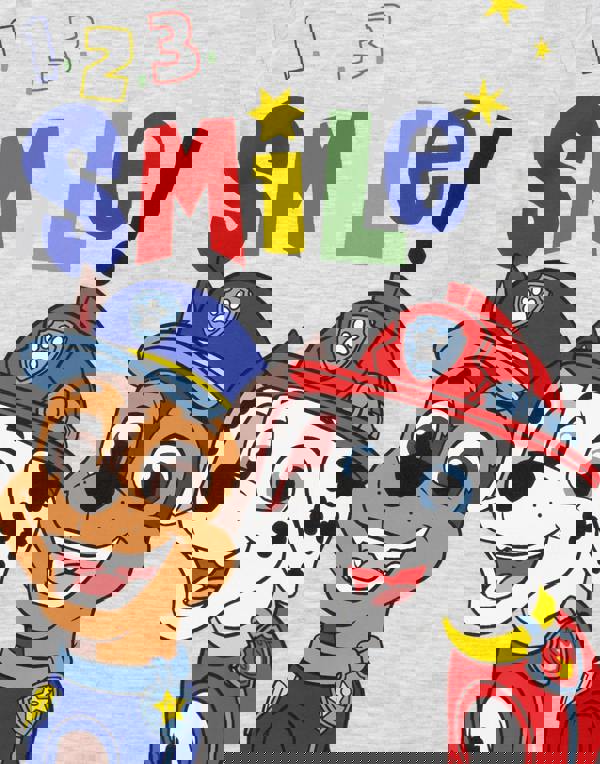 Paw Patrol Boys Grey Short Sleeve Long Leg Pyjama Set