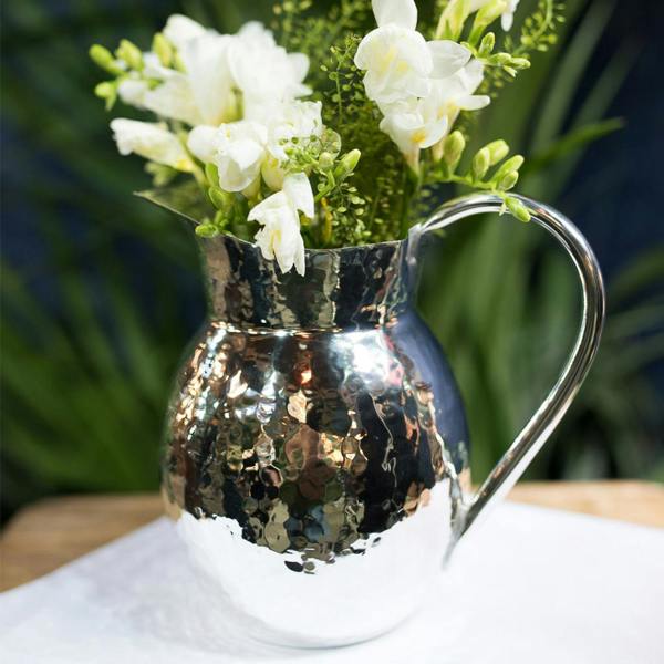 Culinary Concepts Medium Champagne Hammered Jug