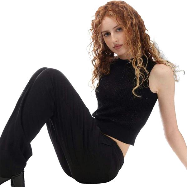Boss Womens/Ladies Fassie Crochet Top - Black - 