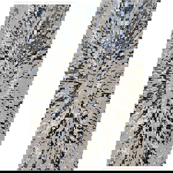 Smart Living Sunset Modern Shimmer Rug - Blue