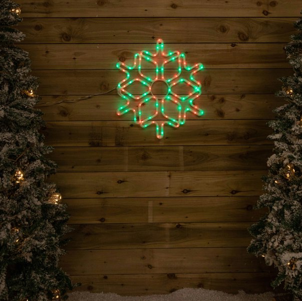 Samuel Alexander 57cm RGB Digital Light up Christmas Snowflake with Remote Control & Timer Function