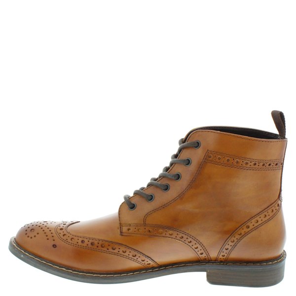 Thomas Crick Red Tape Crick Askham Brogue Lace Up Mens Leather Boots