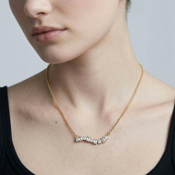 Uchi & Soto Nami Gold Stone Wave Necklace