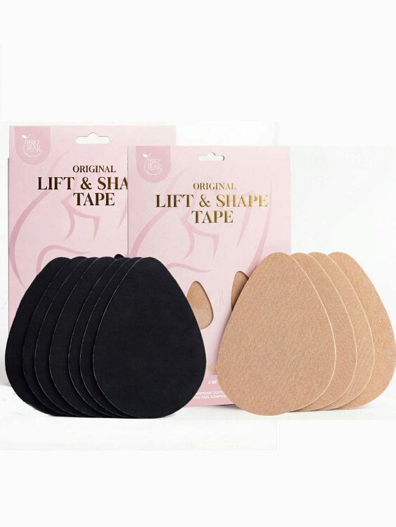 Perky Pear Original Lift & Shape Tape-Double Pack Bundle-Beige & Black