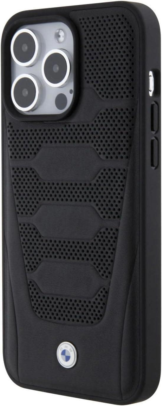 BMW Leather Seats Pattern Case for iphone 15 Pro 6.1" Black - BMHCP15L22RPSK