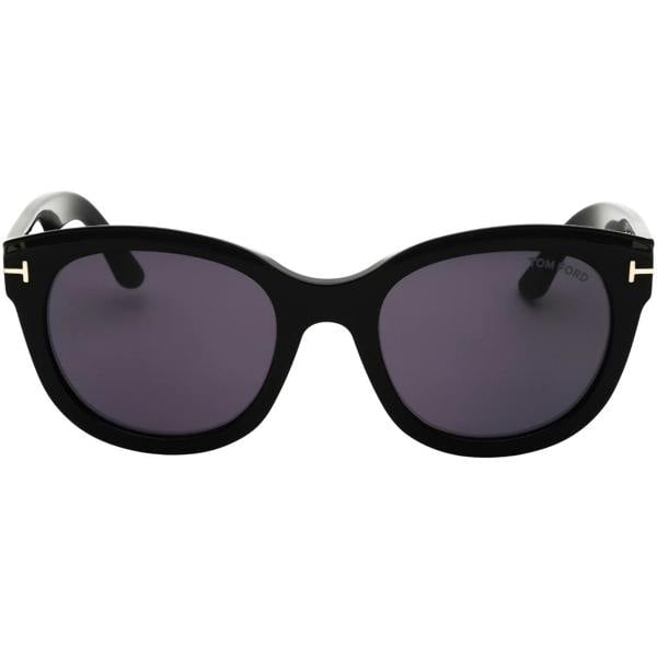 Tom Ford Ft1114 01A Shiny Black  / Smoke Sunglasses Female 54X21X140 One Size
