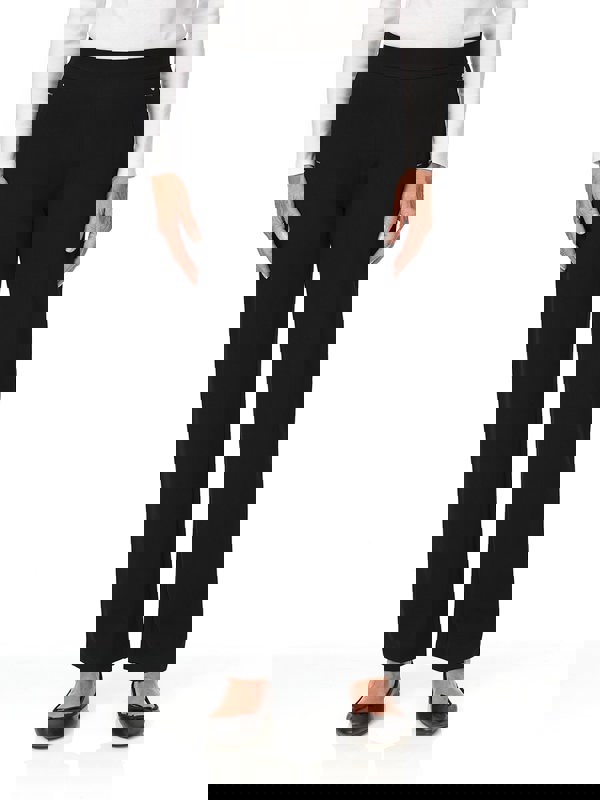 PennyPlain Wide Leg Treggings - Black