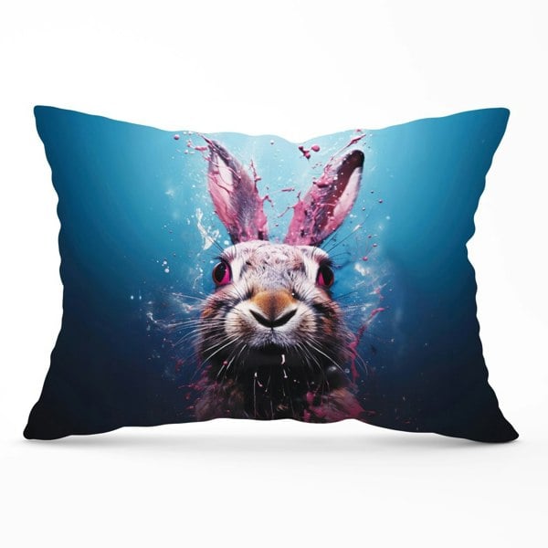 Warren Reed Rabbit Face Splashart Cushions