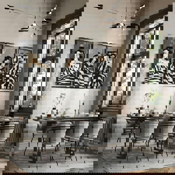 Extra Large Wall Art For Living Room | Set of 3 Boho Women Wall art Prints