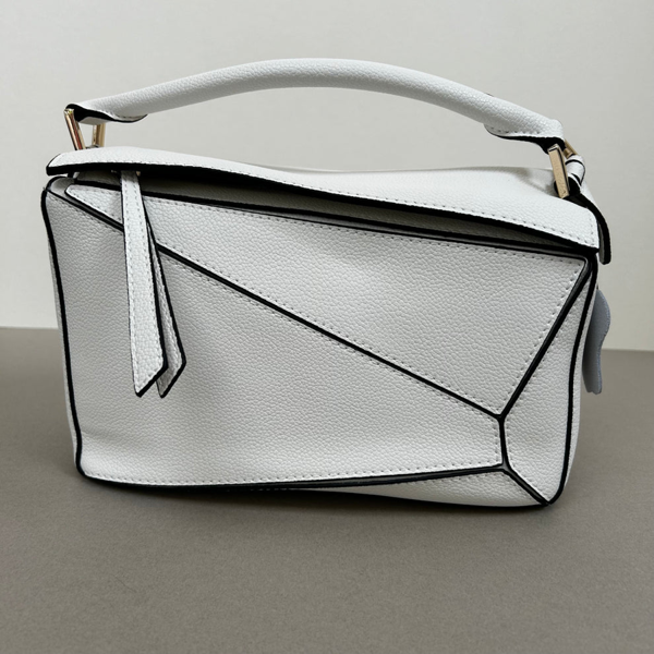 Scott-Samuel Leather Grab Handle Geometric Bags