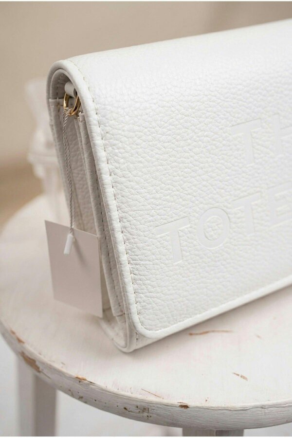 ikrush Constance Pebbled Faux Leather Text Bag