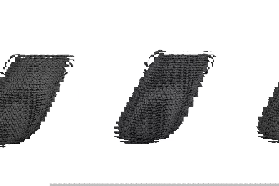 Medium cotton basket CHARCOAL - Zuri House