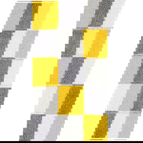 Myshaggy Geometric Yellow Rug