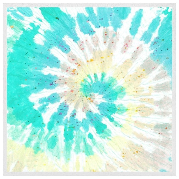 Benjamin Tate Design Tie dye pattern shibori print (picture Frame)