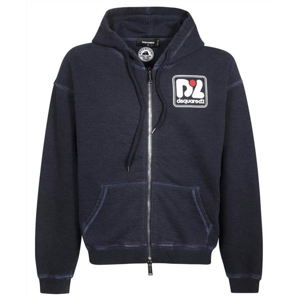 DSQUARED2 S71HG0121 S25463 HERCALINA FIT 478 BLUE NAVY SWEATSHIRT Mens S
