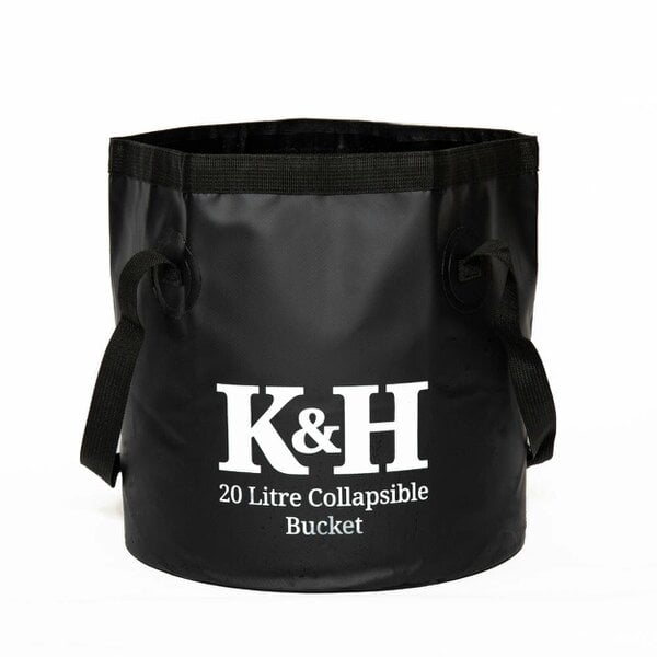 Collapsible PVC Bucket - 20 Litre Portable Car Wash & Outdoor Cleaning Tool - Durable High Capacity Storage Solution