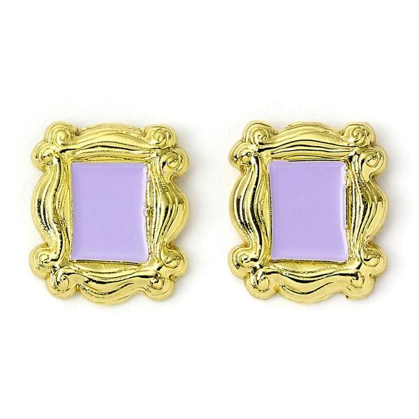 FRIENDS TV Show Set of 3 Earring Studs; Frame, Coffee Cup, & FRIENDS Logo