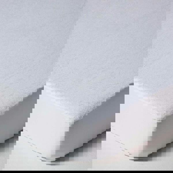 HOMESCAPES Cot Bed Terry Towelling Waterproof Mattress Protector, Pack of 2