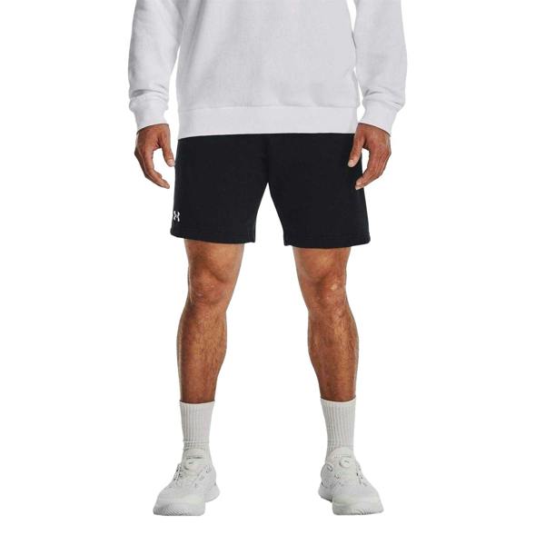 Under Armour Mens Rival Cotton Blend Shorts - Black - 