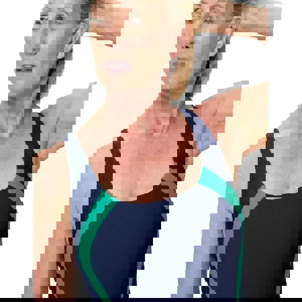 Speedo Quantum Contour Swimsuit - Navy/Teal