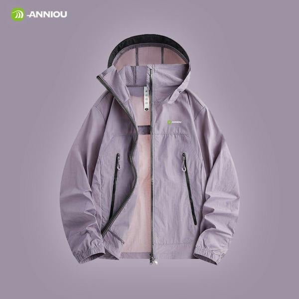 Anniou Loose Fit Jacket UPF 50+ - purple