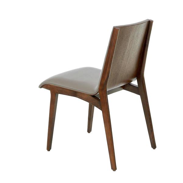 Angel Cerdá Dark Mink Leatherette Chair 4070