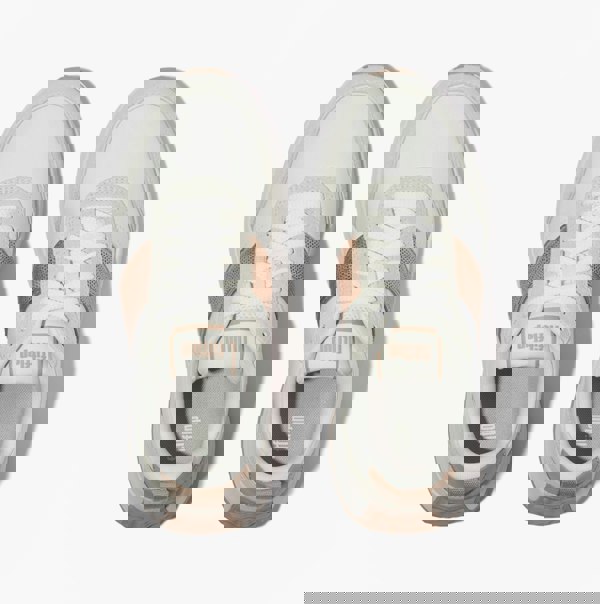 FitFlop F-MODE Womens Leather Trainers Urban White