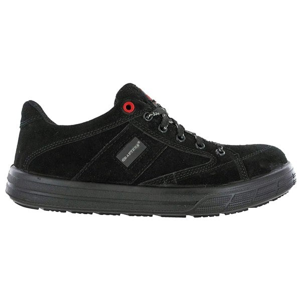 Grafters Men's Skate Type Toe Cap Safety Trainers - Black