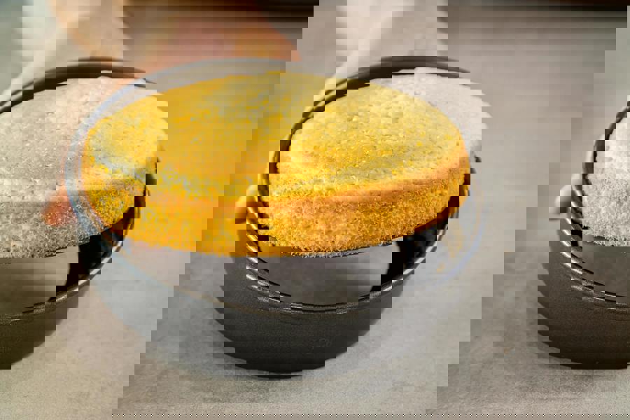 MasterClass Non-Stick Loose Base Sandwich Pans, Set of 2 Round Carbon Steel Baking Cake Tins, 15cm