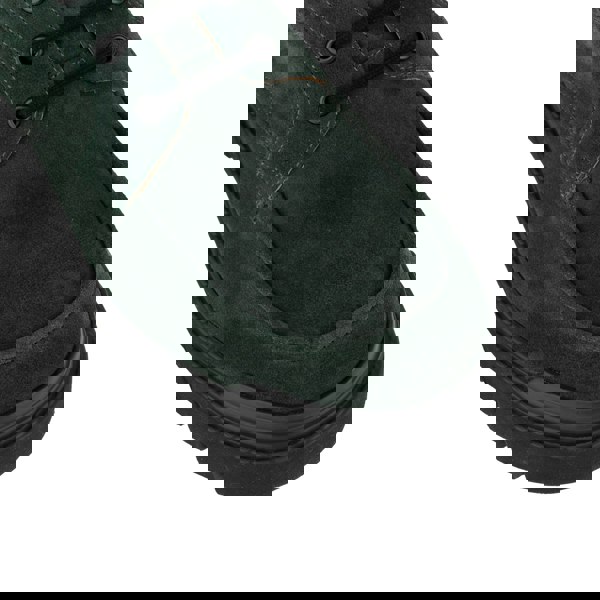 Embassy London Wexley - Green Suede - Men's Chunky Moc Toe Derby Shoe