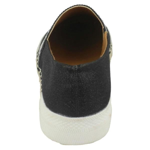 Savannah Ladies Savannah Rope Edge Espadrilles