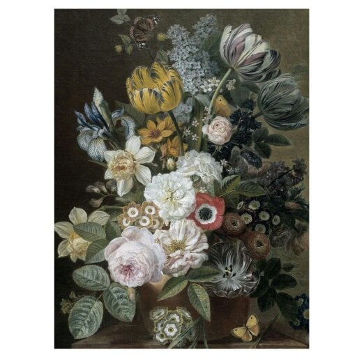 Love Frankie Vintage Bloemen Floral Bouquet Wall Hanging