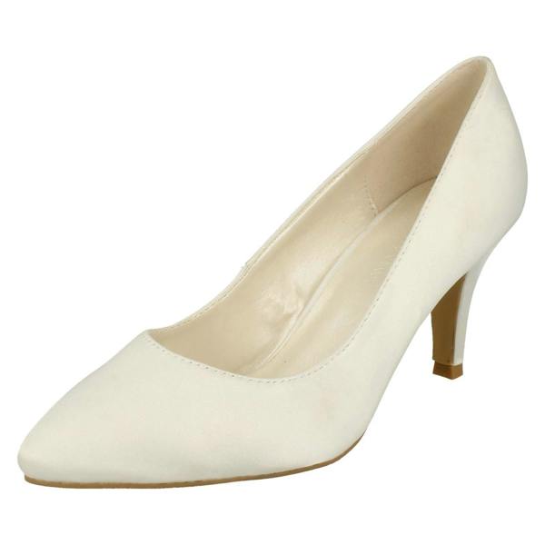 Anne Michelle Ladies Anne Michelle Wedding Court Shoe