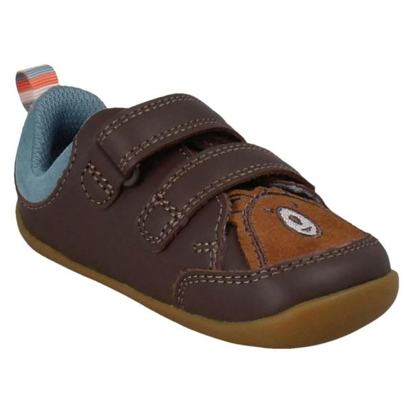 Clarks Boys Clarks Pre-Walking Bear Face Casual Shoes Roamer Eden