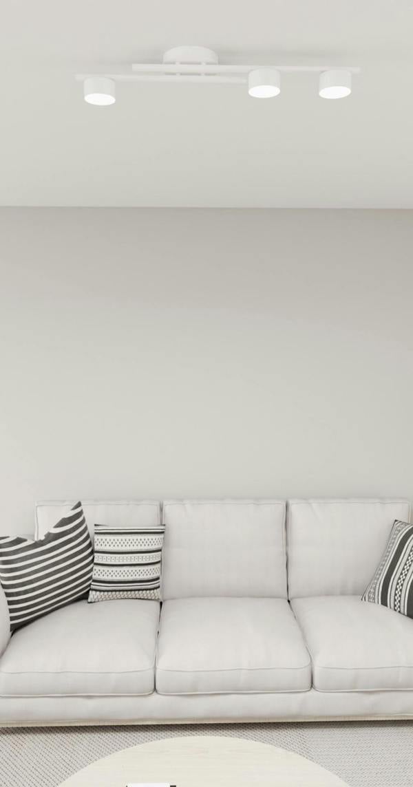 Emibig FRAGMENT Ceiling lamp 3 x GX53 White